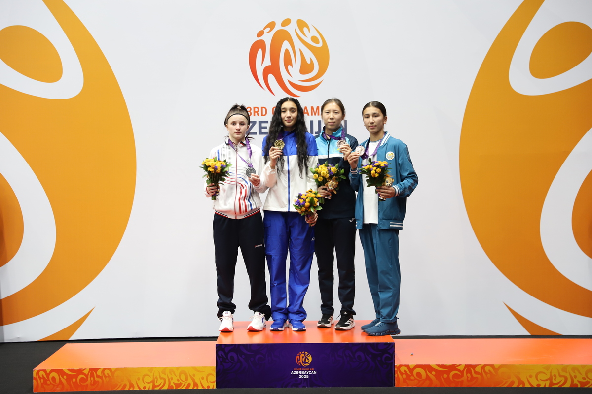 III MDB Oyunlarının boks yarışlarında qadınlar arasında final döyüşləri yekunlaşıb - Fotolar