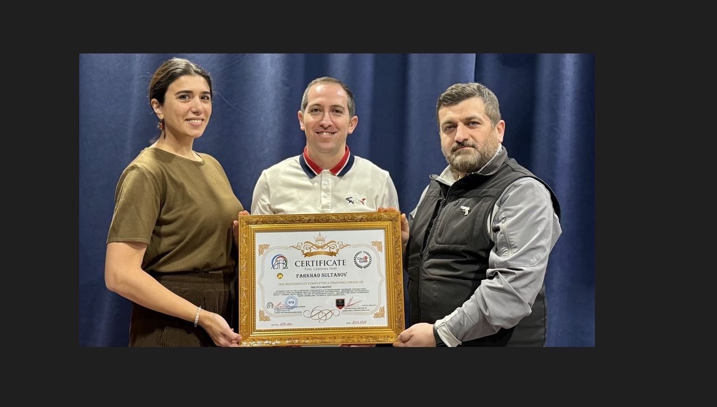 İlk beynəlxalq sertifikat təqdim olundu